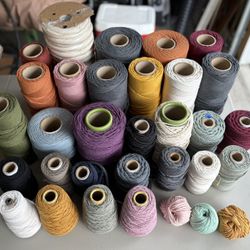 Lot Of Cotton Yarn For Knitting, Crotchet, Crafting Some Wool Too!