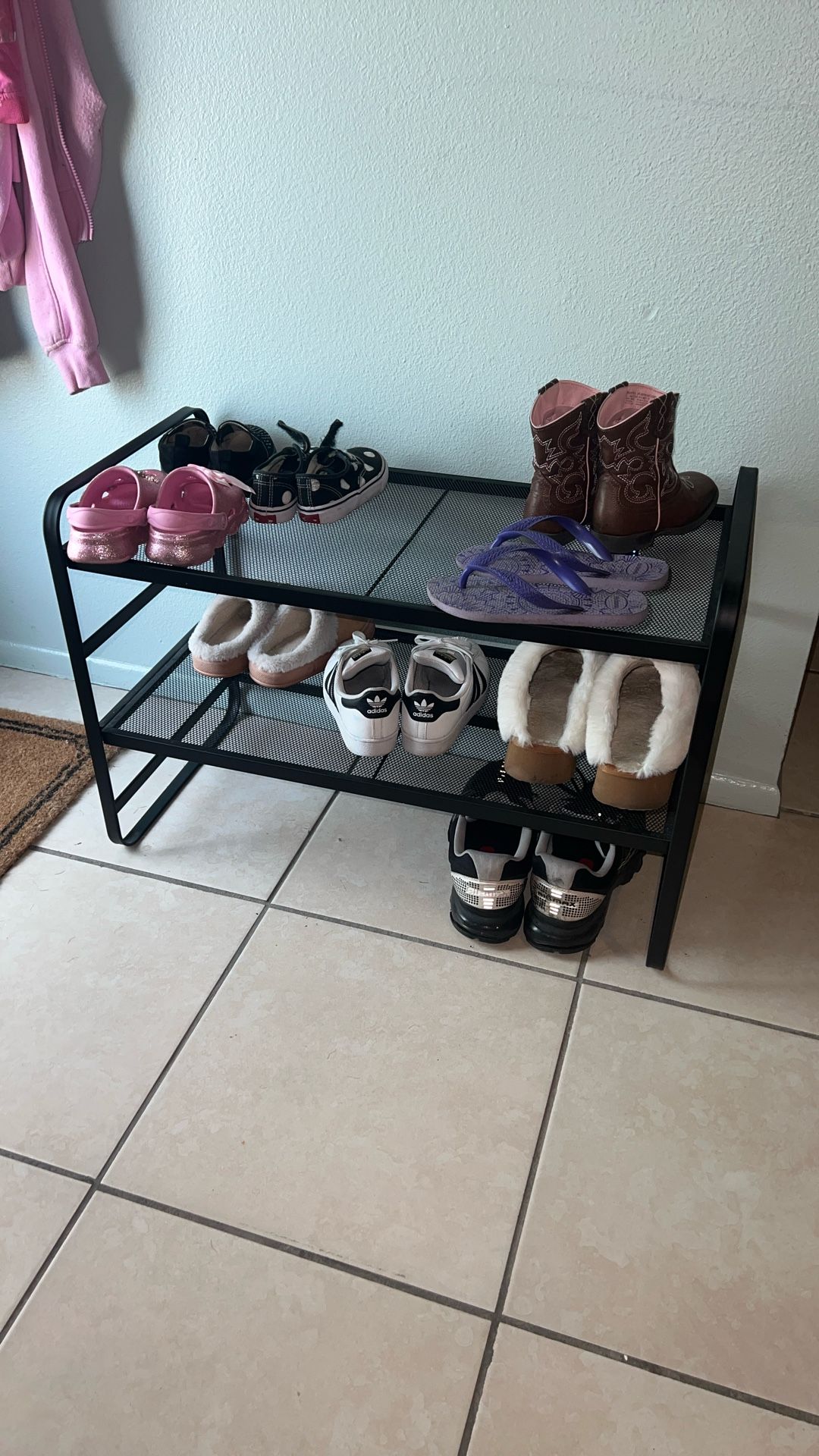 Metal Shoe Stand $25
