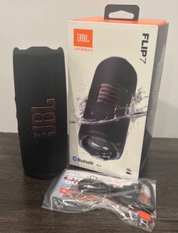 JBL Flip 7 Bluetooth Portable Waterproof Speaker- Black