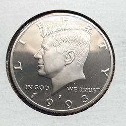 1993-S Kennedy Half Dollar Clad Proof