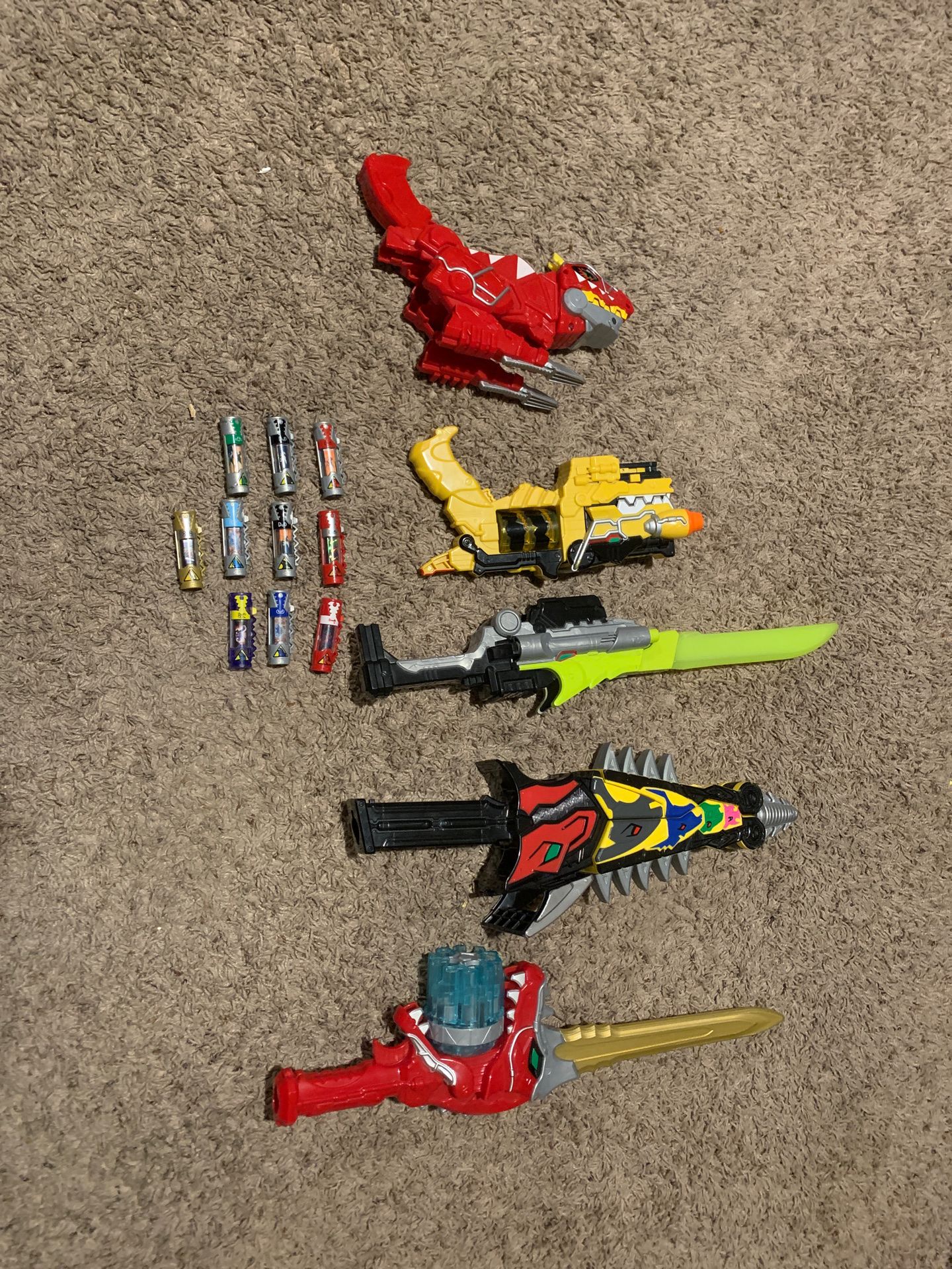 Power rangers Dino charge toys