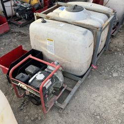 Water Tank / High Pressure Pump Setup