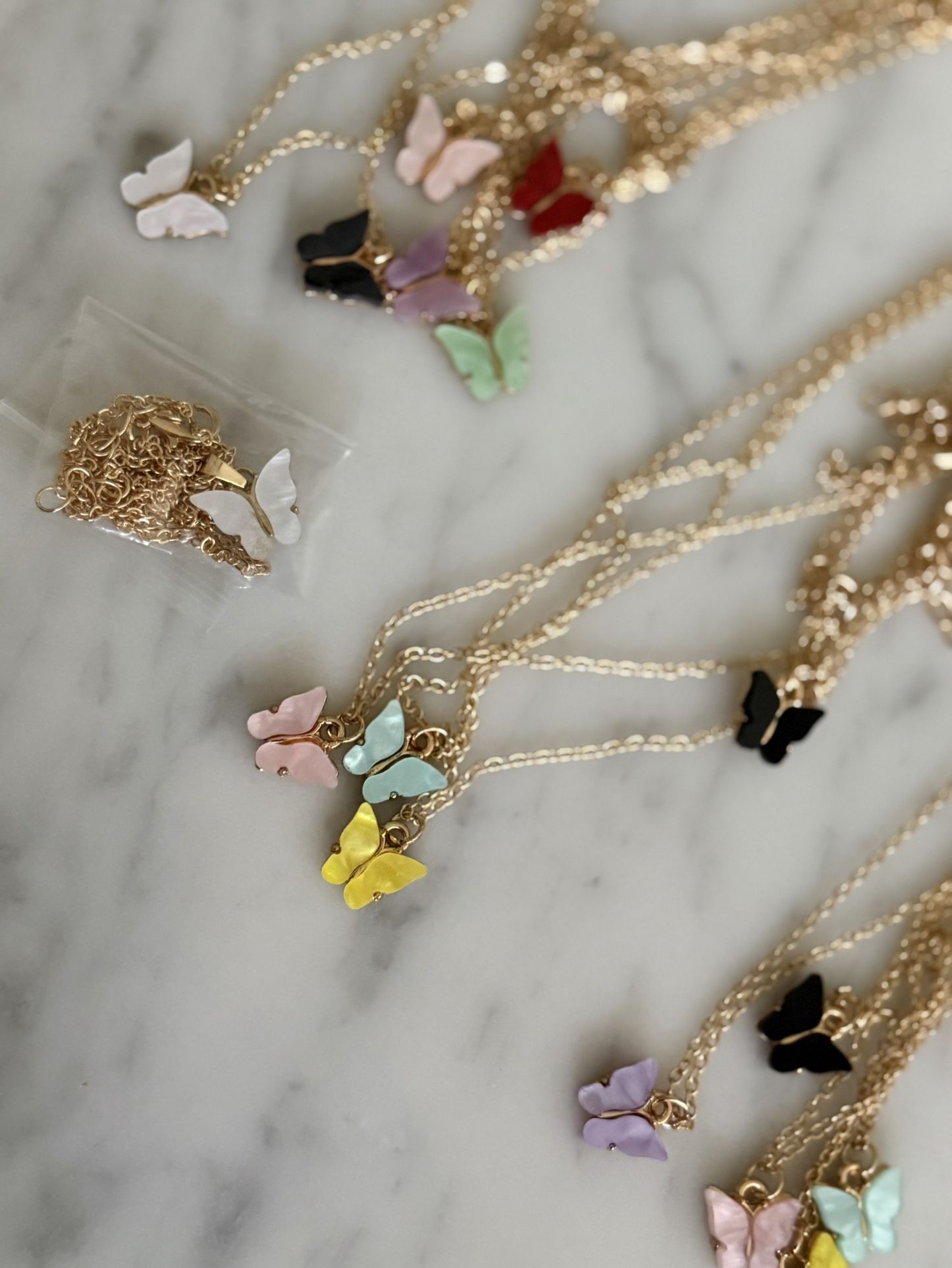 16 Butterfly Necklaces