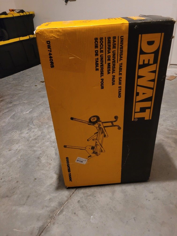 Dewalt Tools Stand Table Saw 8 1/4 New