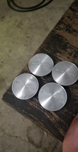 Subaru Center Caps Aluminum 
