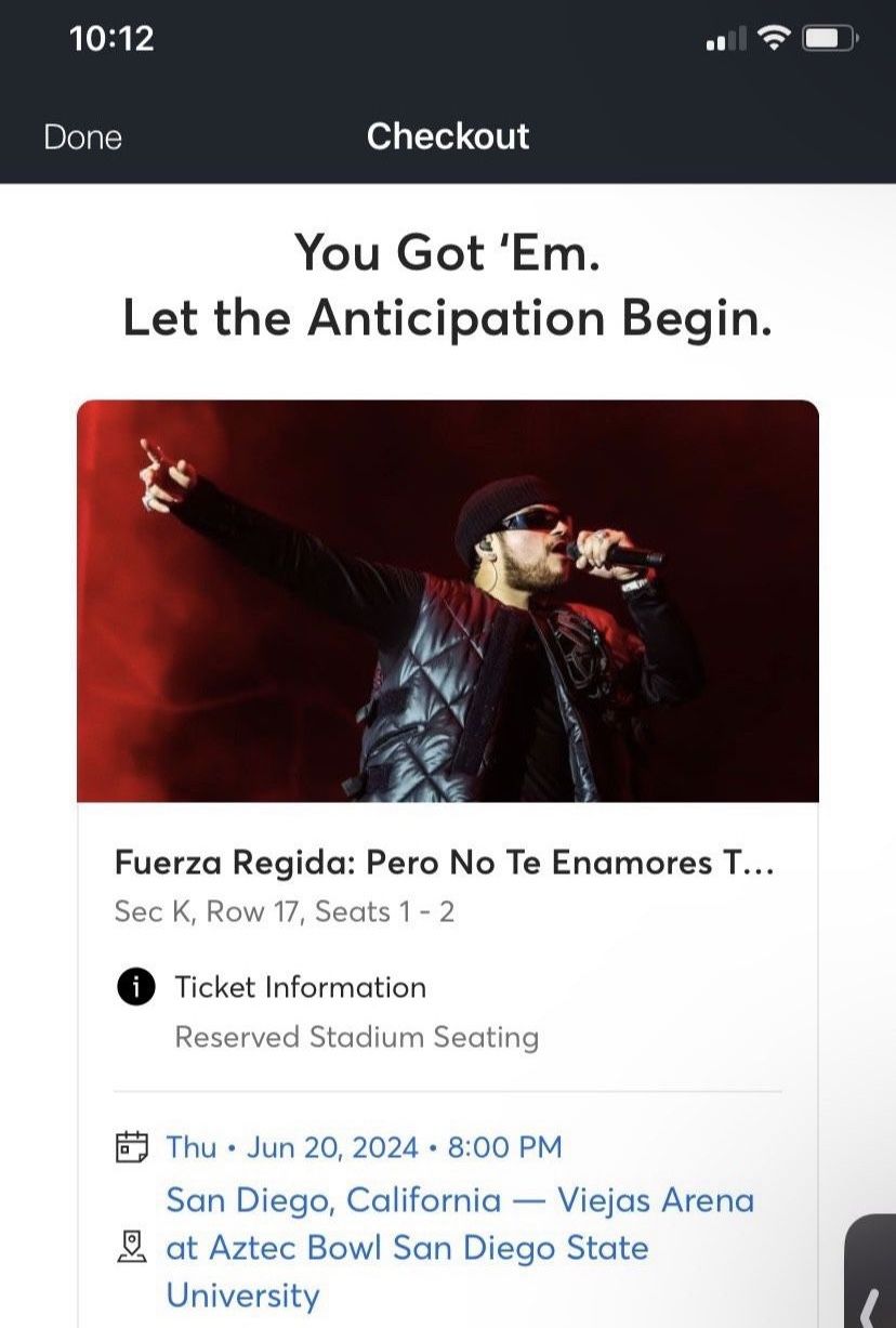 2 Fuerza Regida Tickets