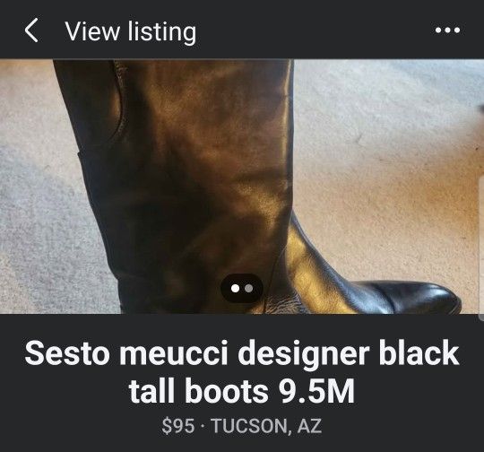 Designer Tall Black Boots