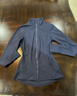 Navy workout jacket