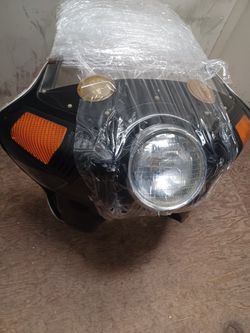 VETTER Motorcycle Windscreen windJammer 7 Inch Headlight Bezel COMPLETE LIKE NEW