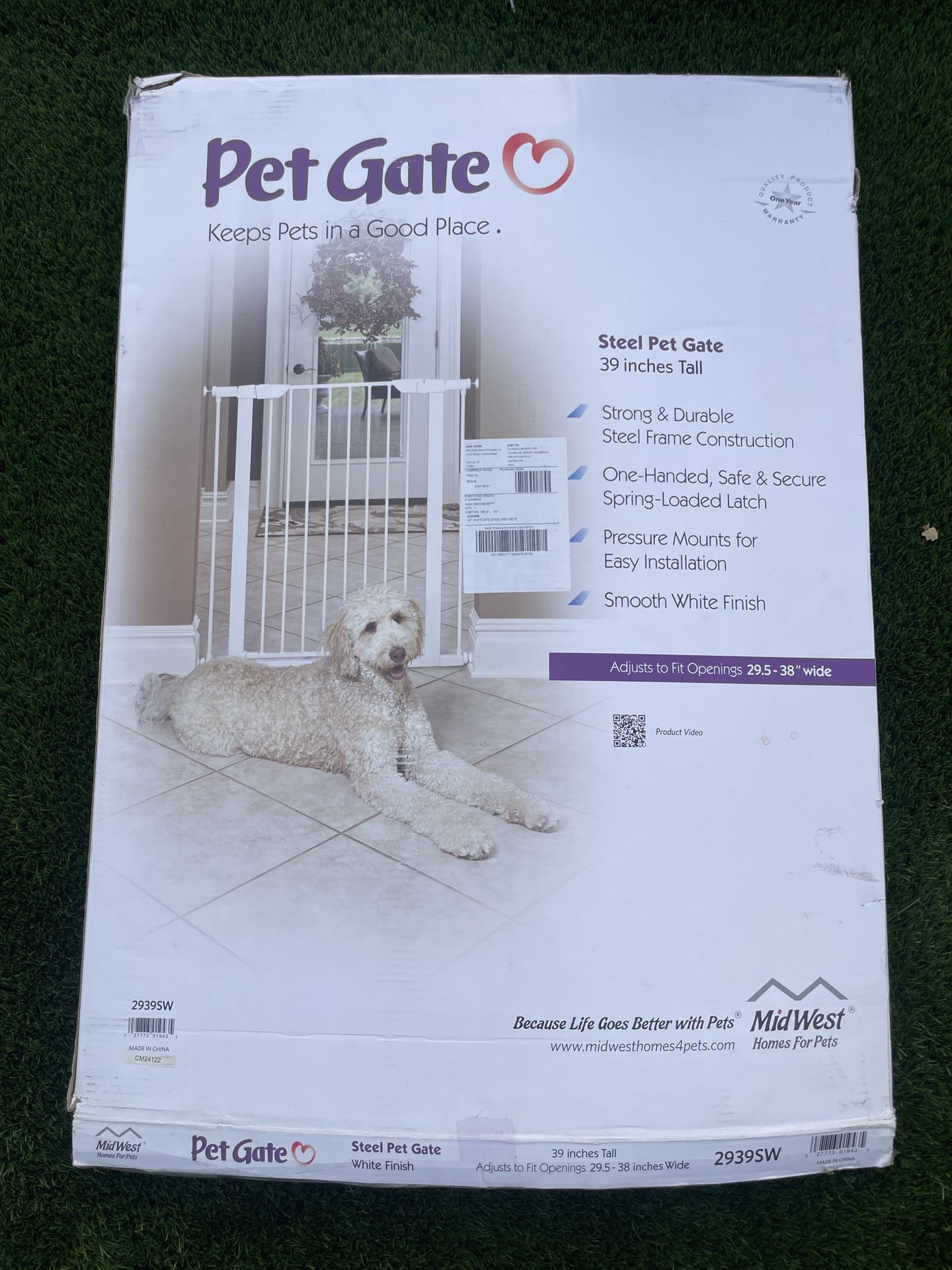 Pet gate - 39” Tall