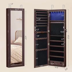 Mirror Jewelry Cabinet