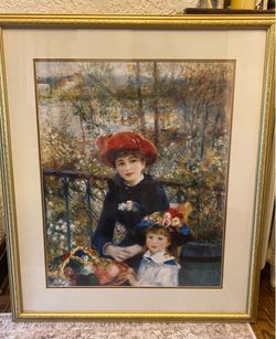 36 h x 30 w framed print Renoir
