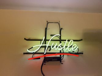 “Hustle” Neon Sign
