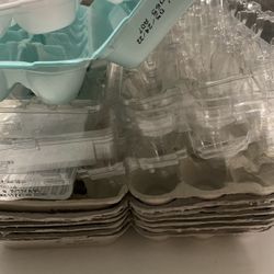 Bundle Of Egg Fillers Paper And Plastic 