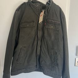 Levi’s olive green jacket