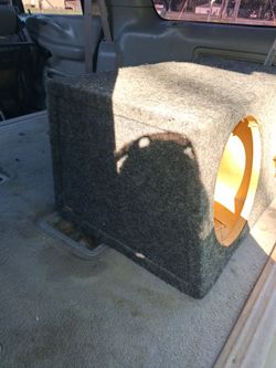 "12" inch dual subwoofer speaker enclosure