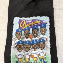 LA Dodgers “Lakers Showtime Reunion” Graphic T-Shirt – Size XL