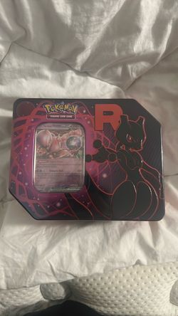 Pokémon TCG Team Rocket's Mewtwo ex Tin
