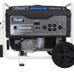 New In Box Pulsar 6000 Watt Generator Model PG6000R 