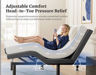 Twin electric bed frame