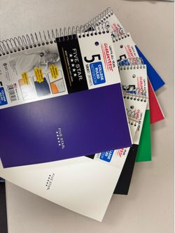 Notebook and folder