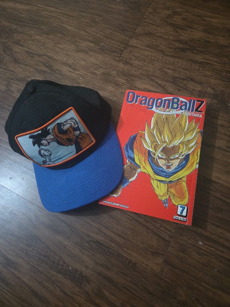 DragonBall Z Hat And Manga