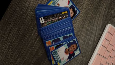 Panini blue World Cup sticker