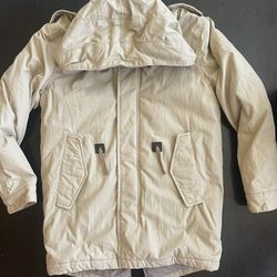 Gap Kids Girls Tan Winter Hooded Parka Size XL (12)