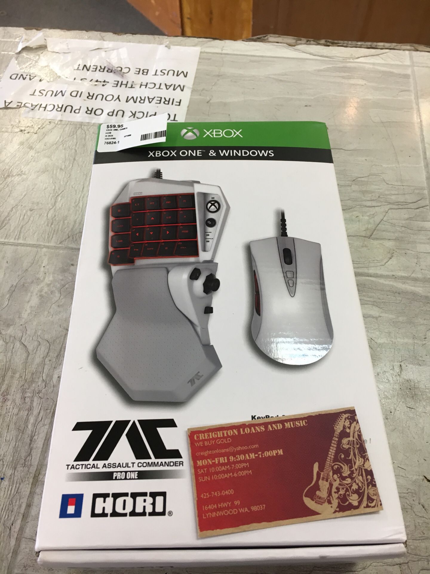 HORI Xbox One mouse and keyboard