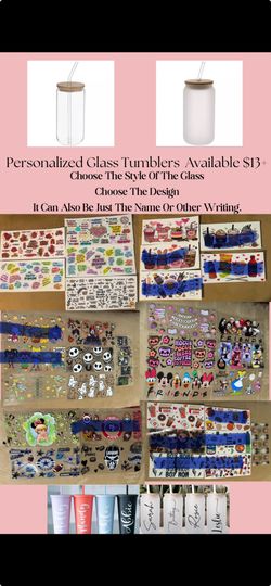 Glass Tumblers For Sale