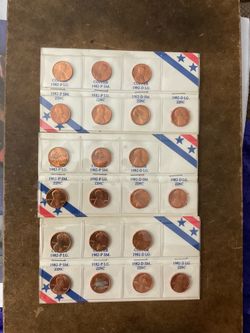 1982 Penny large/ small dates