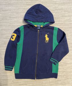 Polo Ralph Lauren Boy Size 7 Zipped Sweatshirt 