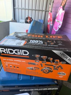 Rigid 18V 8 Tool Combo Kit