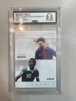 Lionel Messi / Pele 9.5 Graded