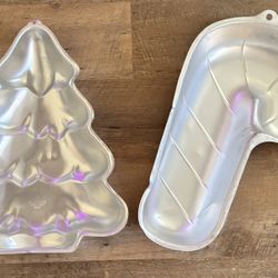 Wilton Christmas Tree & Candy Cane Cake Pan
