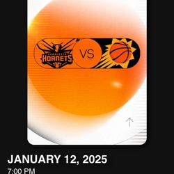 Jan 12 Hornets Versus The Suns 150.00 Each 