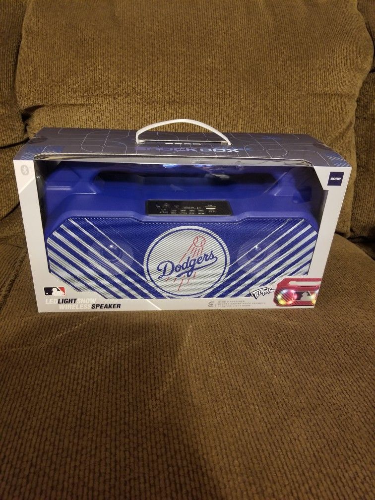 Los Angeles Dodgers MLB LED Light Show Wireless Speaker