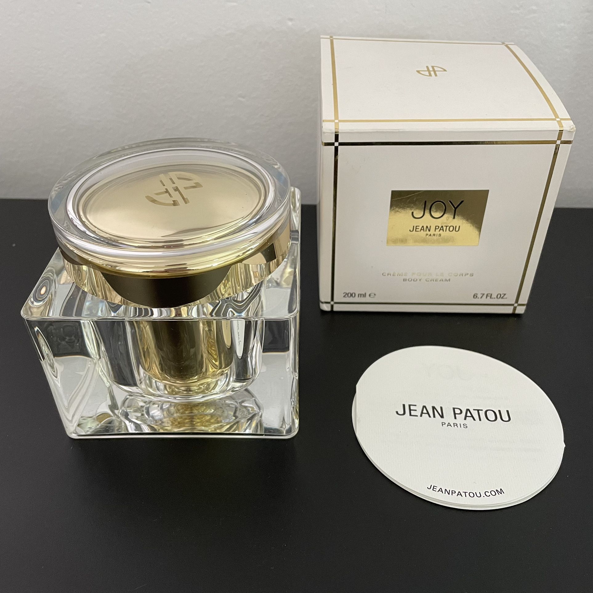 Joy by Jean Patou Body Cream 6.7 oz - Rare Discontinued