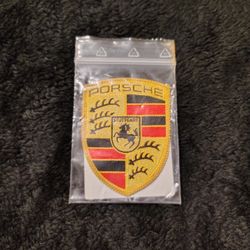 Porsche Embroidered  Crest Fabric Patch