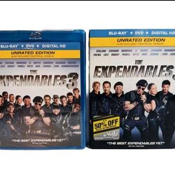 The Expendables 3: Unrated Edition Blu-ray + DVD + Digital HD Brand New Sealed