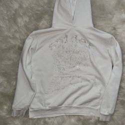 Pink And White Spider Hoodies 