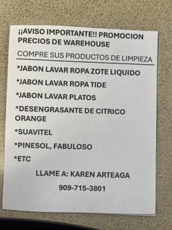 Vendo Productos De Limpieza Para Tu Casa 