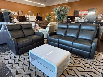 NEW Manual Reclining Sofa & Loveseat Set