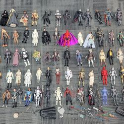 Star Wars Black Series Lot of 70 Mandalorian Bad Batch And More 