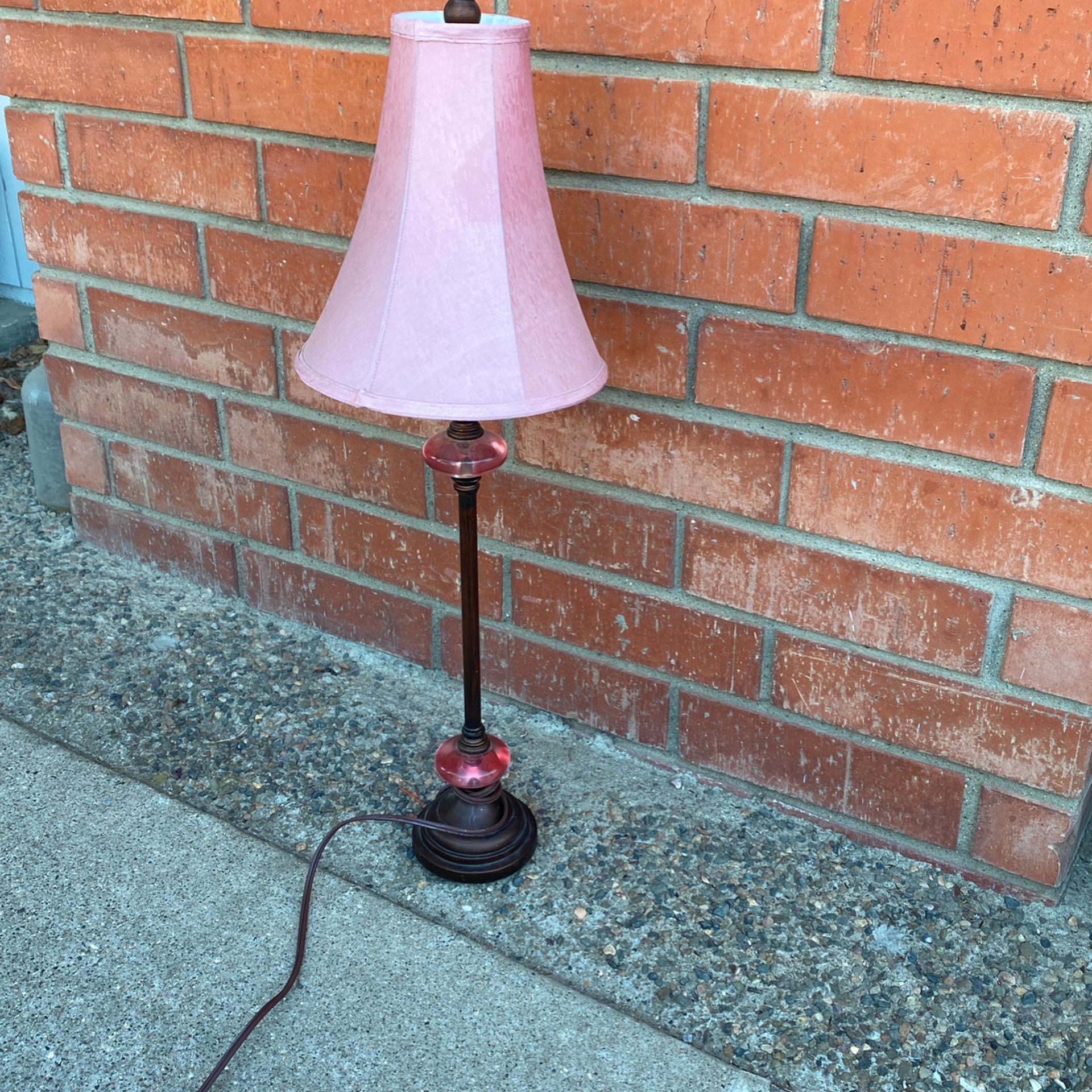 Lamp With Pink
