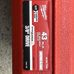 Milwaukee SHOCKWAVE 3/8 in. Drive SAE and Metric 6 Point Impact Socket Set (43-Piece)