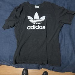 Black Adidas Shirt Lg