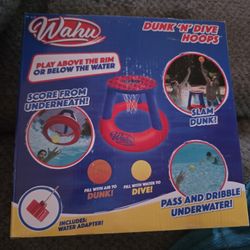 WAHU Dunk 'N' Dive Hoops Swimming Pool Basketball Game Set 