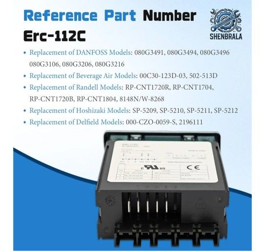 ERC112C Temperaturregler – Ersatz Für Kühlgerä Produktbild-Vorschau 1