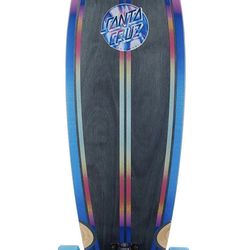Santa Cruz Iridescent Dot Pre-Built Longboard Complete - 9.25"